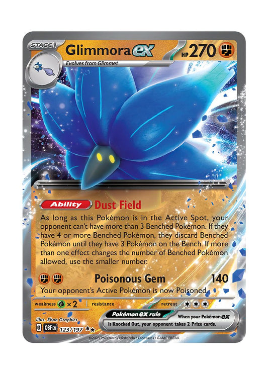 Glimmora ex (123/197) - Obsidian Flames
