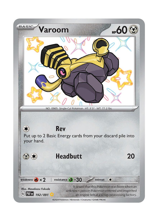 Varoom (192/91) - Paldean Fates