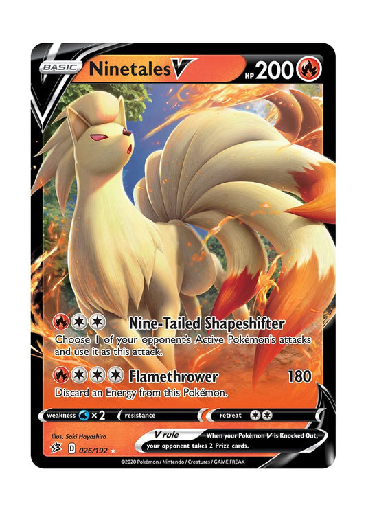 Ninetales V (026/192) - Rebel Clash