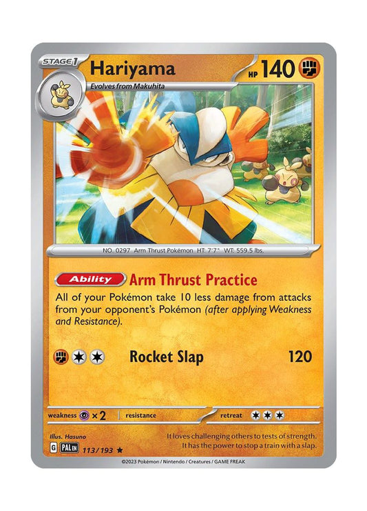 Hariyama (113/193) - Paldea Evolved