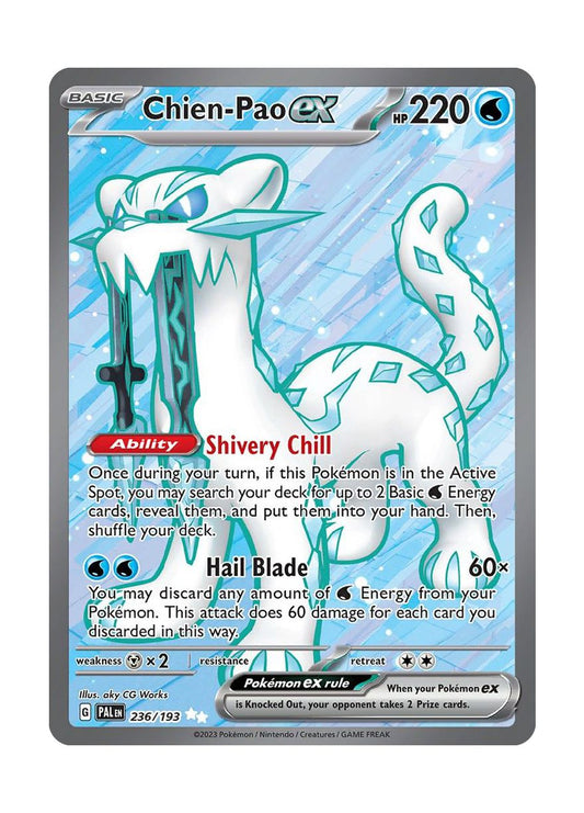 Chien-Pao ex (236/193) - Paldea Evolved