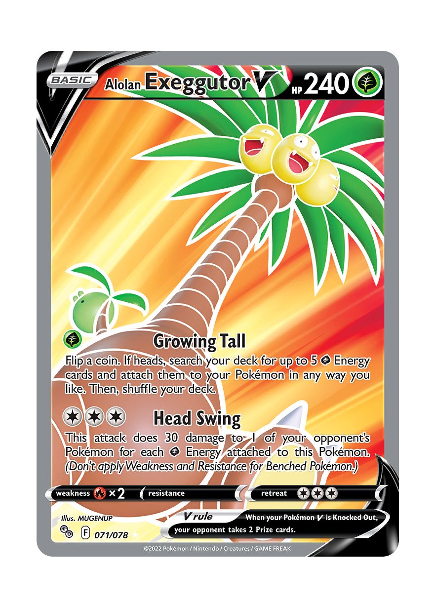 Alolan Exeggutor V (071/78) - Pokémon GO