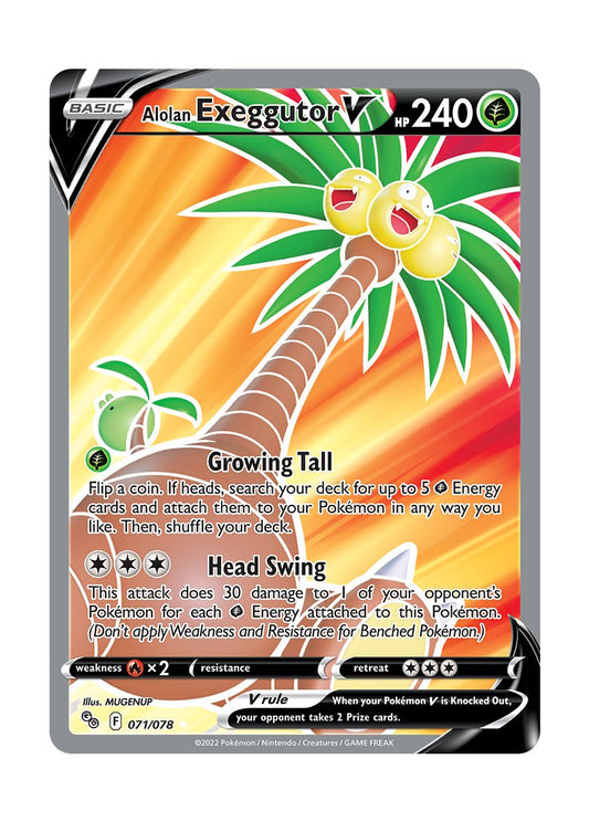 Alolan Exeggutor V (071/78) - Pokémon GO