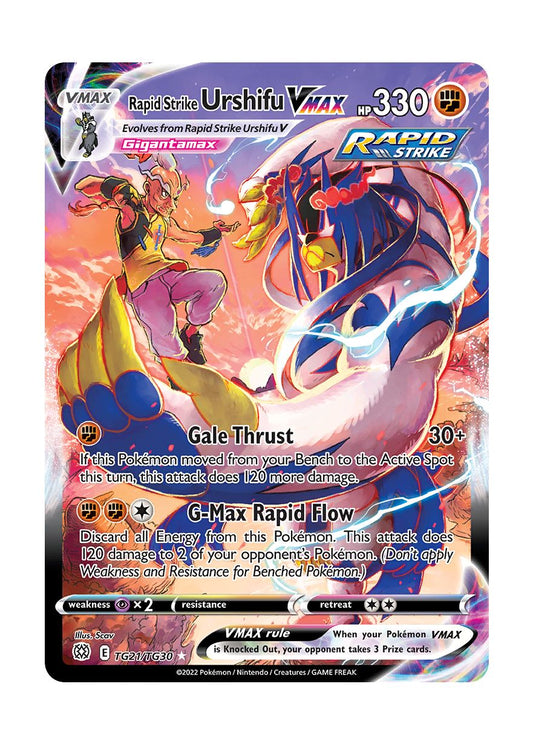 Rapid Strike Urshifu VMAX (TG21/30) - Brilliant Stars Trainer Gallery