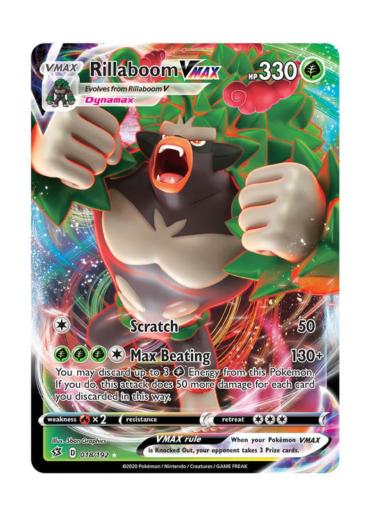 Rillaboom VMAX (018/192) - Rebel Clash