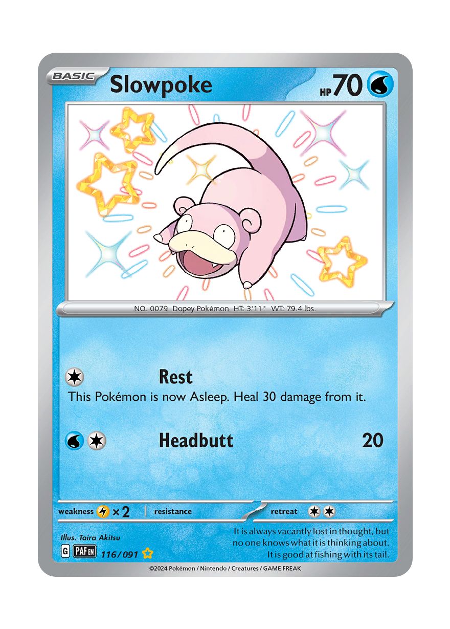 Slowpoke (116/91) - Paldean Fates