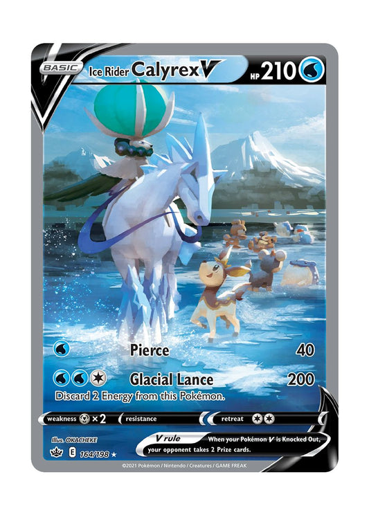 Ice Rider Calyrex V (164/198) - Chilling Reign