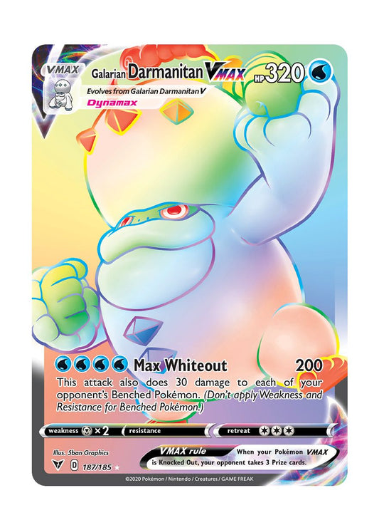 Galarian Darmanitan VMAX (187/185) - Vivid Voltage