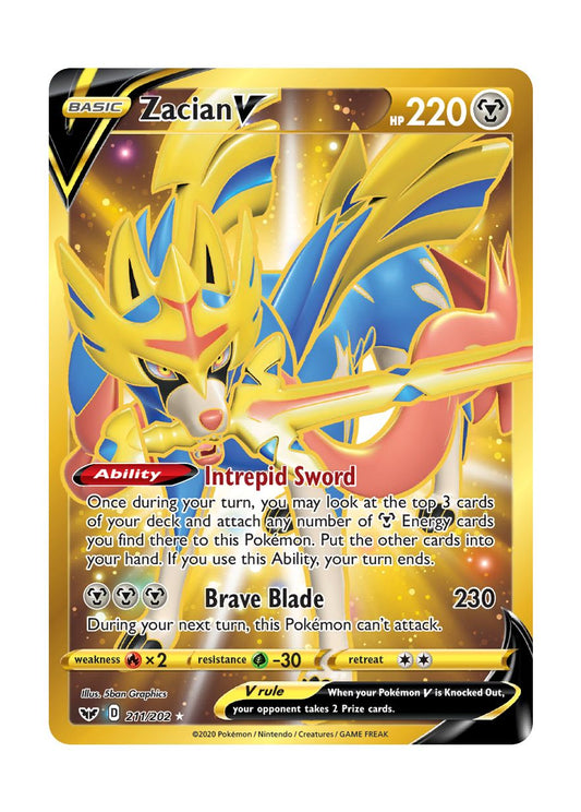 Zacian V (211/202) - Sword & Shield