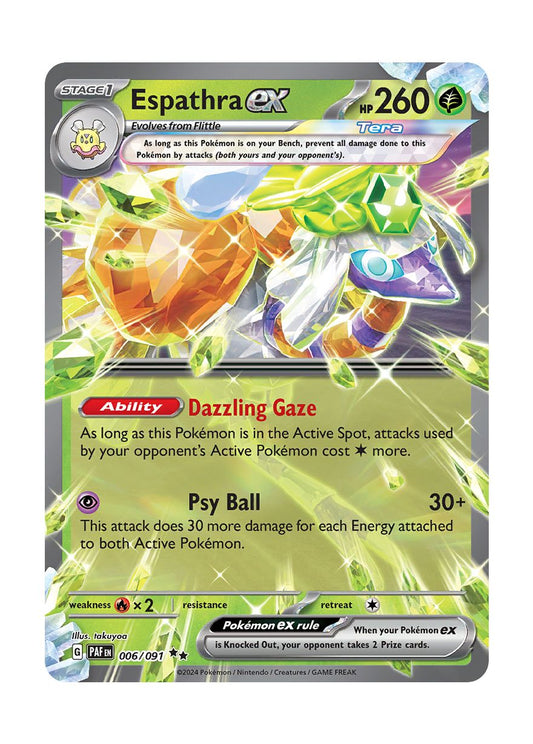 Espathra ex (006/91) - Paldean Fates
