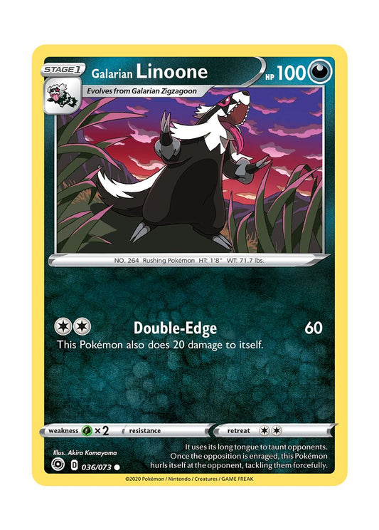 Galarian Linoone (036/73) - Champion's Path