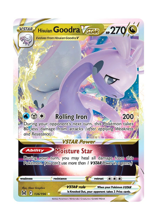 Hisuian Goodra VSTAR (136/196) - Lost Origin