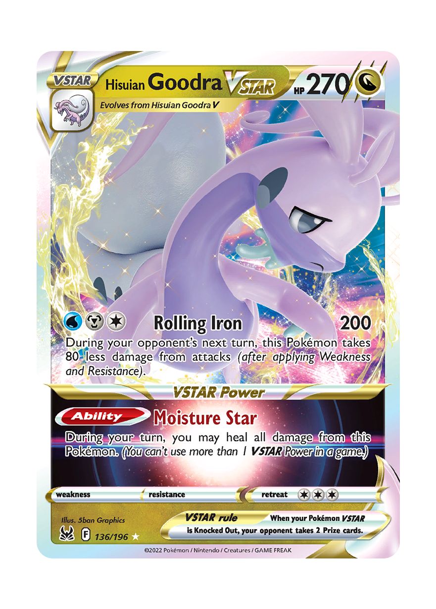 Hisuian Goodra VSTAR (136/196) - Lost Origin