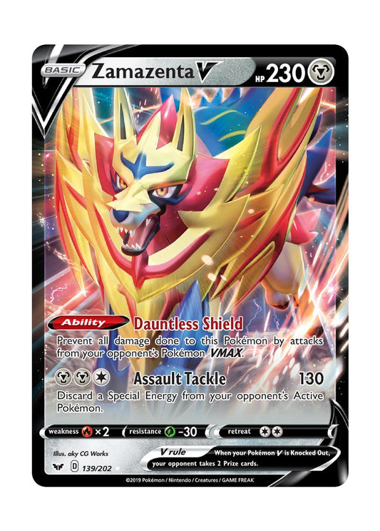 Zamazenta V (139/202) - Sword & Shield