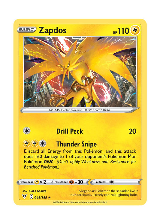 Zapdos (048/185) - Vivid Voltage