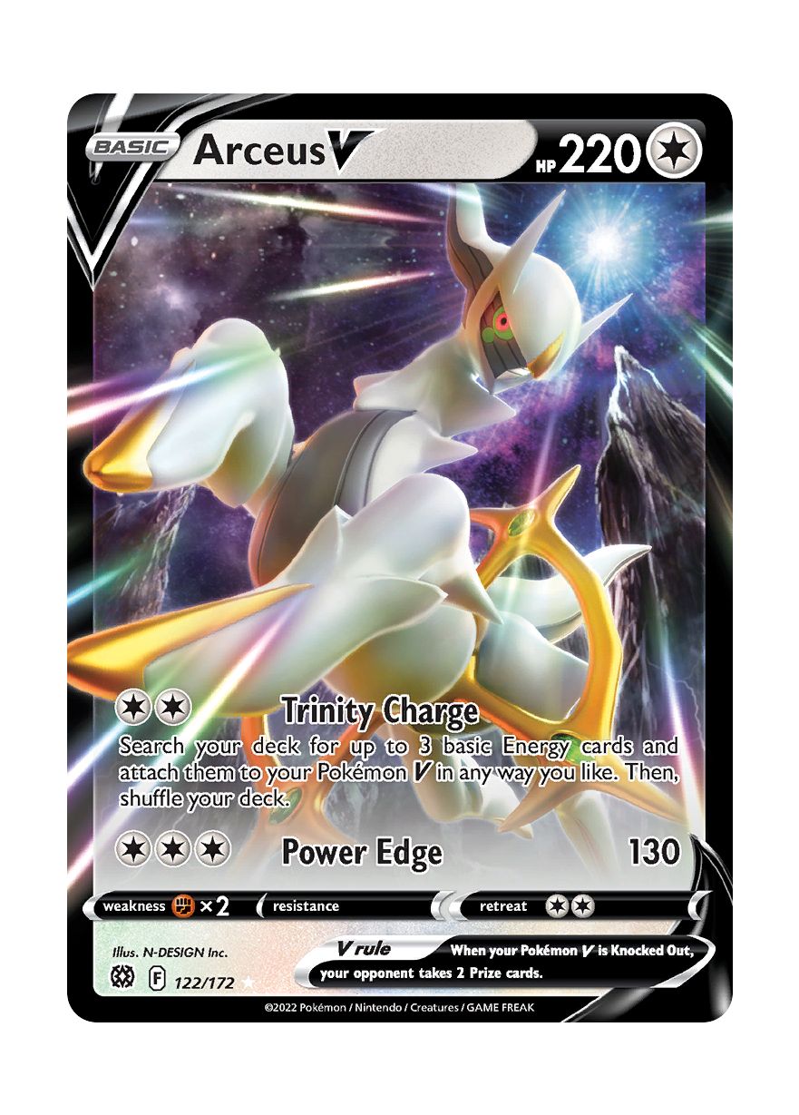 Arceus V (122/172) - Brilliant Stars