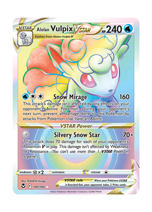 Alolan Vulpix VSTAR (197/195) - Silver Tempest