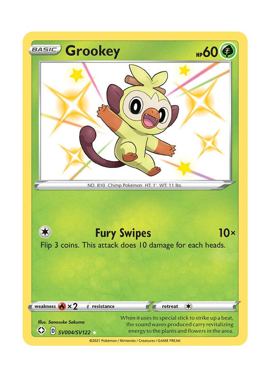 Grookey (SV004/122) - Shiny Vault