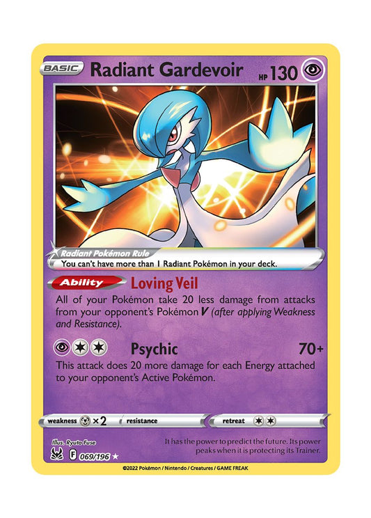Radiant Gardevoir (069/196) - Lost Origin