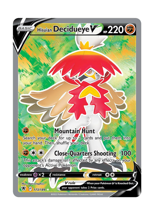 Hisuian Decidueye V (173/189) - Astral Radiance