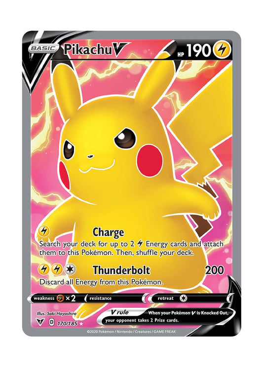 Pikachu V (170/185) - Vivid Voltage
