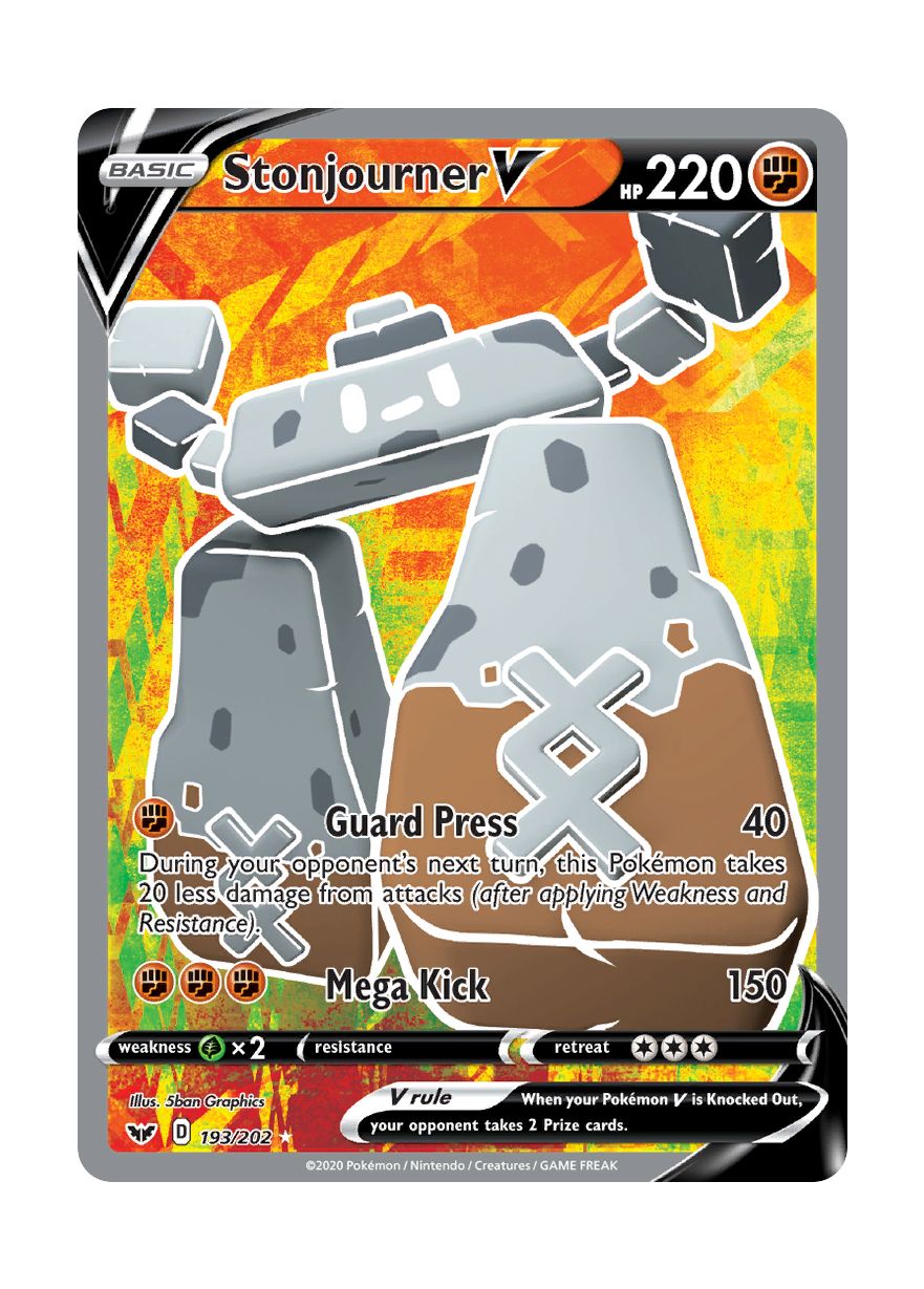 Stonjourner V (193/202) - Sword & Shield