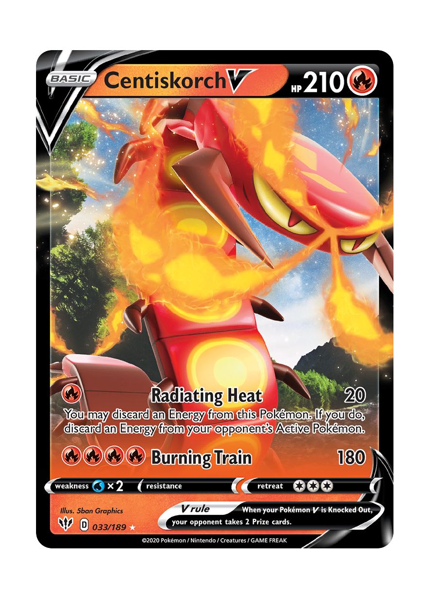 Centiskorch V (033/189) - Darkness Ablaze
