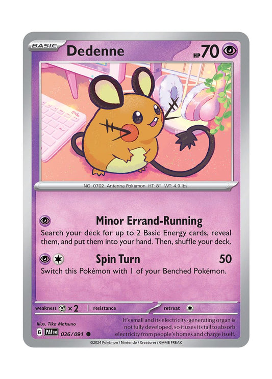 Dedenne (036/91) - Paldean Fates