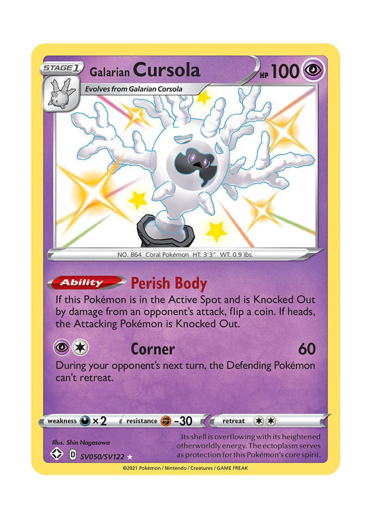 Galarian Cursola (SV050/122) - Shiny Vault