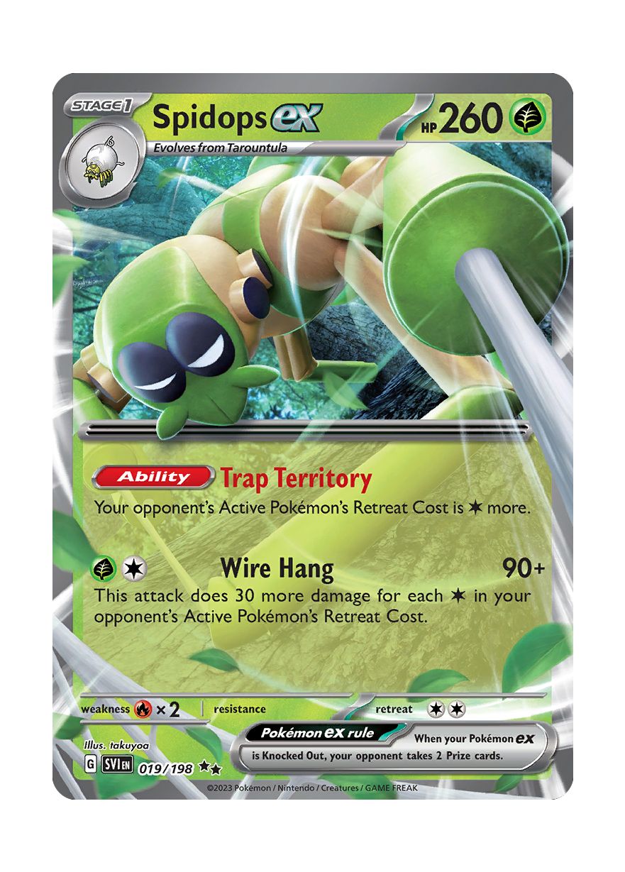 Spidops ex (19/198) - Scarlet & Violet