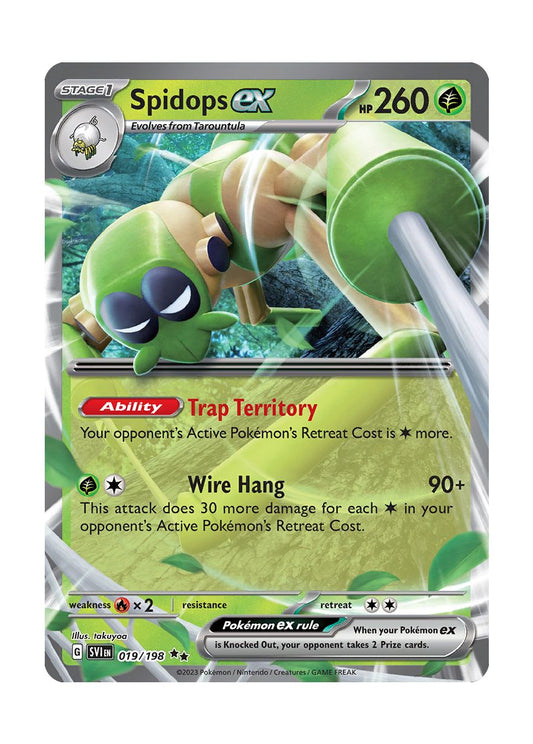 Spidops ex (19/198) - Scarlet & Violet
