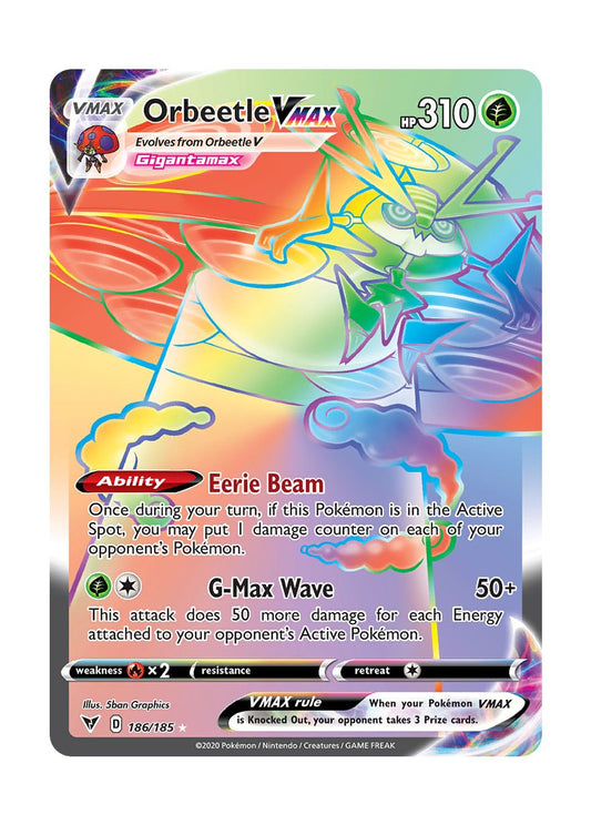 Orbeetle VMAX (186/185) - Vivid Voltage