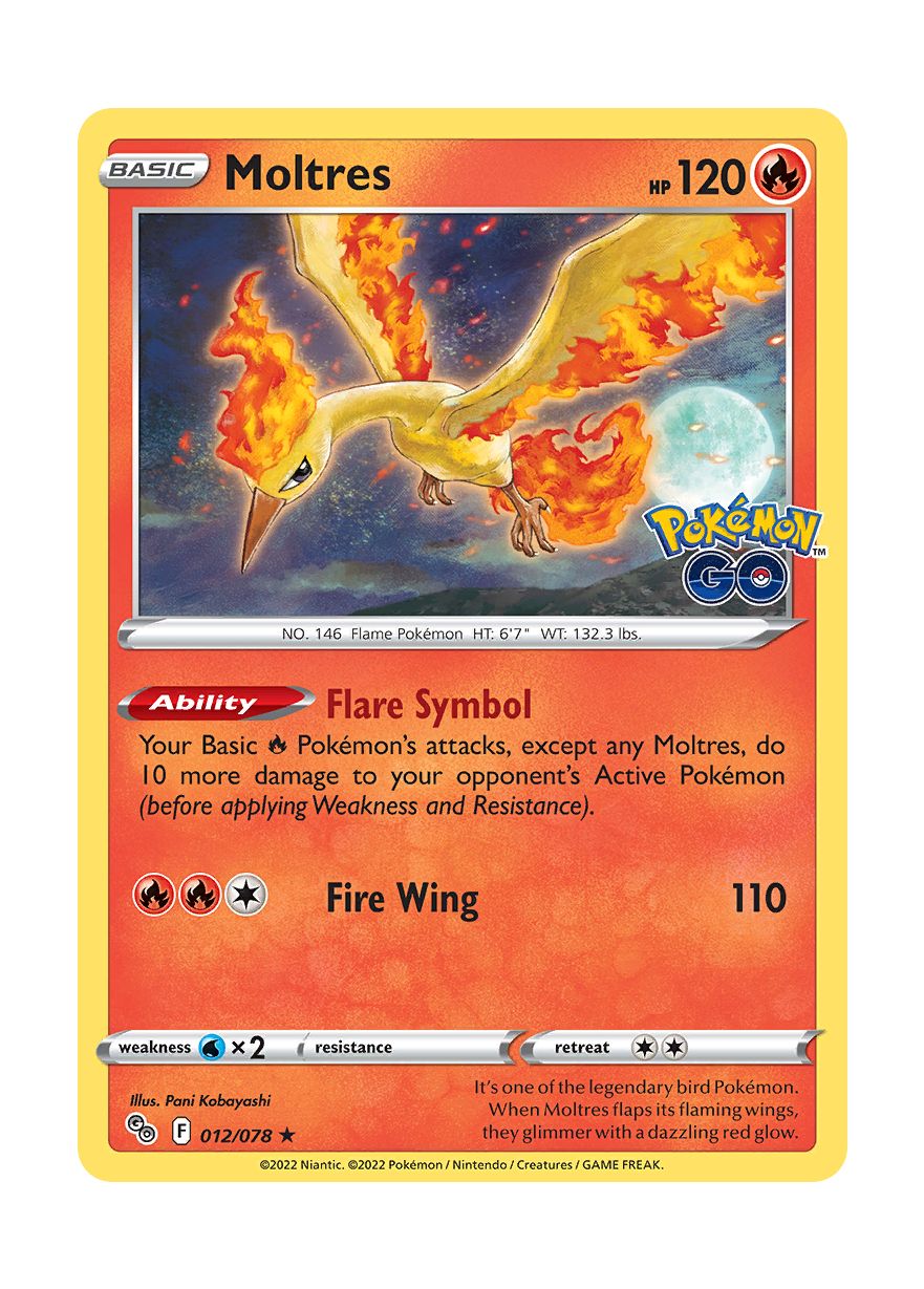 moltres pokemon card Moltres (012/78) – Torena