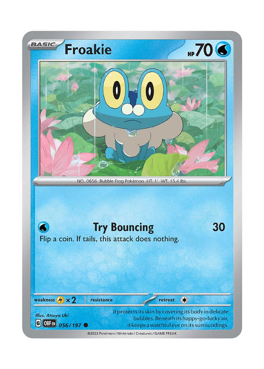 Froakie (56/197) - Obsidian Flames