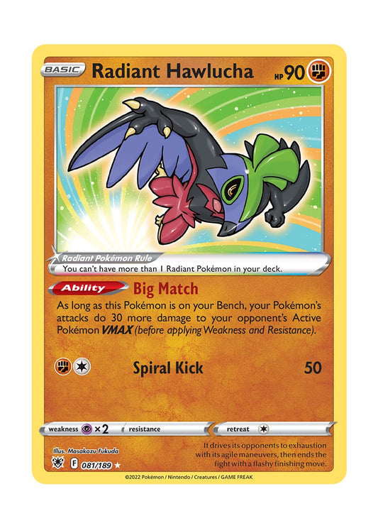 Radiant Hawlucha (081/189) - Astral Radiance