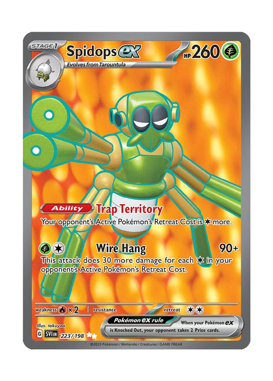 Spidops ex (223/198) - Scarlet & Violet