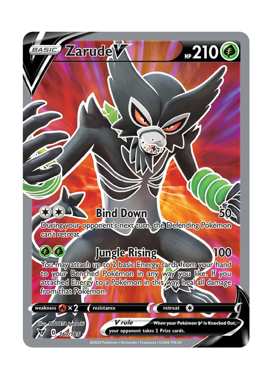 Zarude V (167/185) - Vivid Voltage