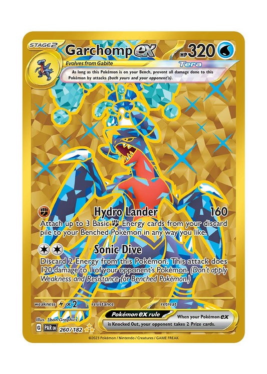 Garchomp ex (260/182) - Paradox Rift