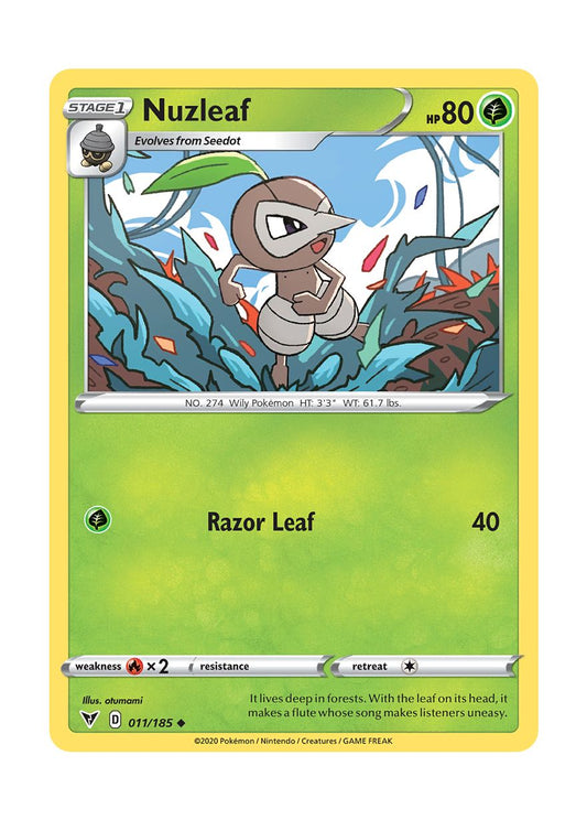 Nuzleaf (011/185) - Vivid Voltage