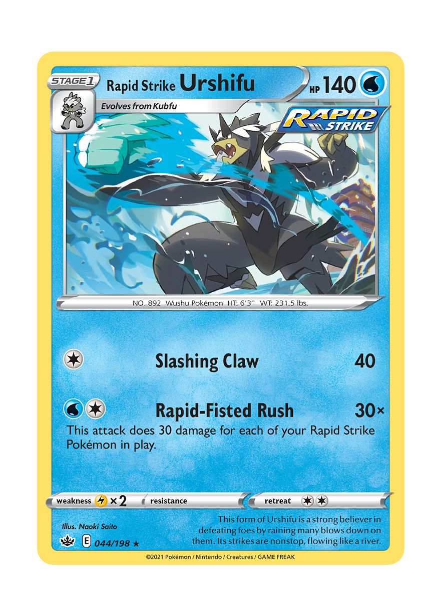 Rapid Strike Urshifu (044/198) - Chilling Reign