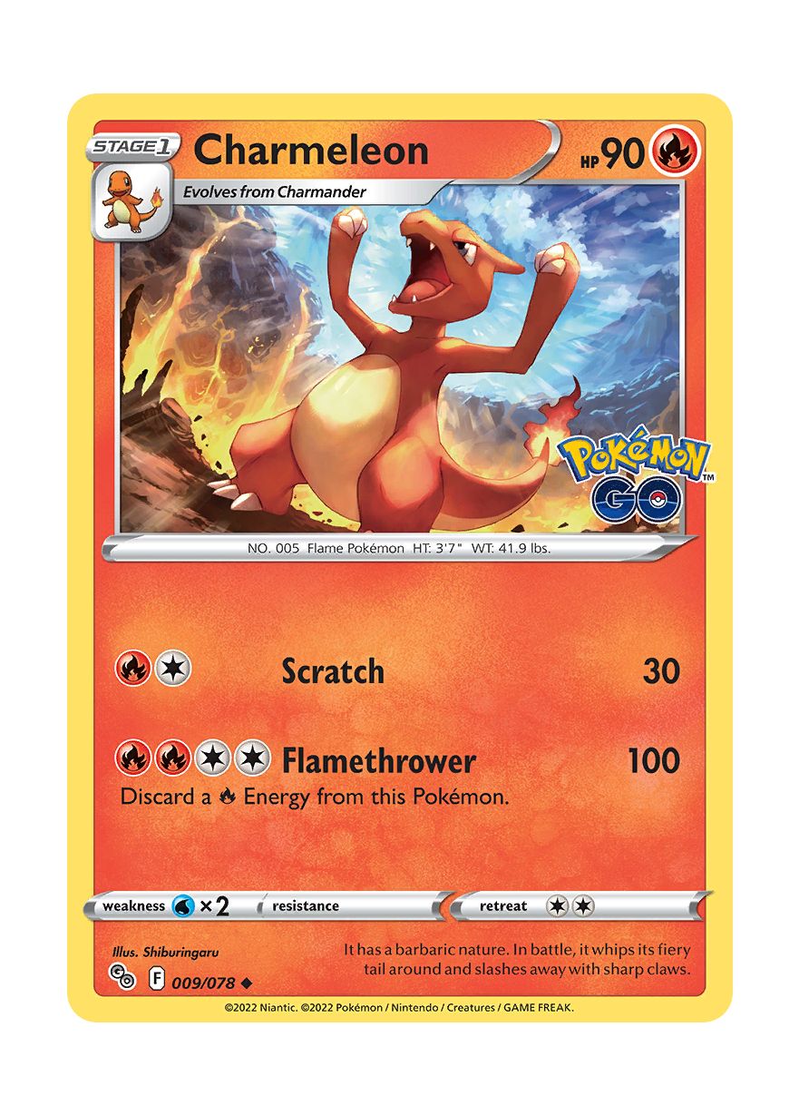 Charmeleon (009/78) - Pokémon GO