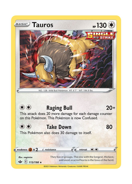 Tauros (115/198) - Chilling Reign