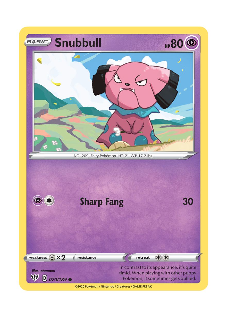 Snubbull (070/189) - Darkness Ablaze