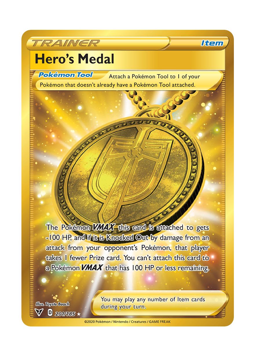 Hero's Medal (201/185) - Vivid Voltage