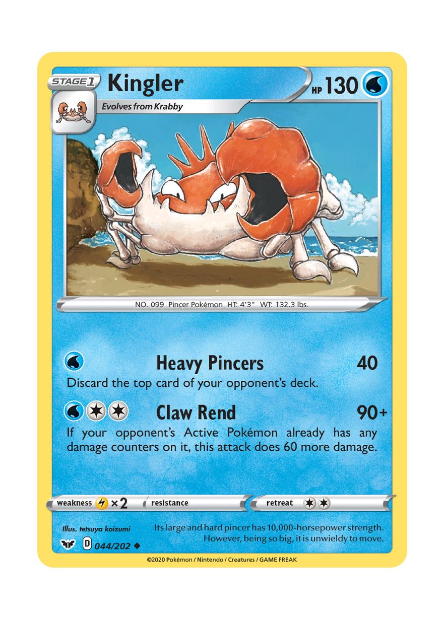 Kingler (044/202) - Sword & Shield