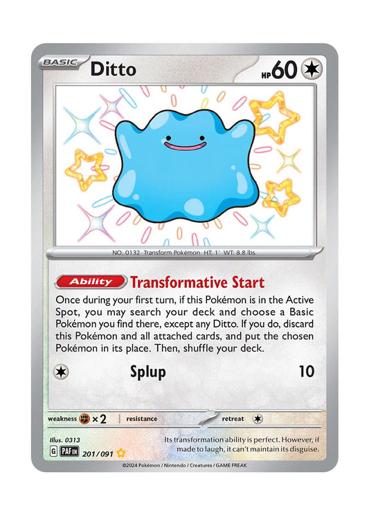 Ditto (201/91) - Paldean Fates