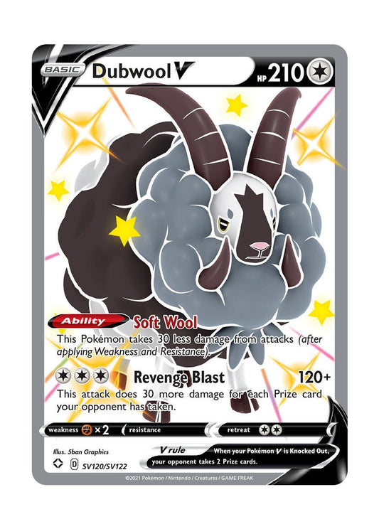 Dubwool V (SV120/122) - Shiny Vault