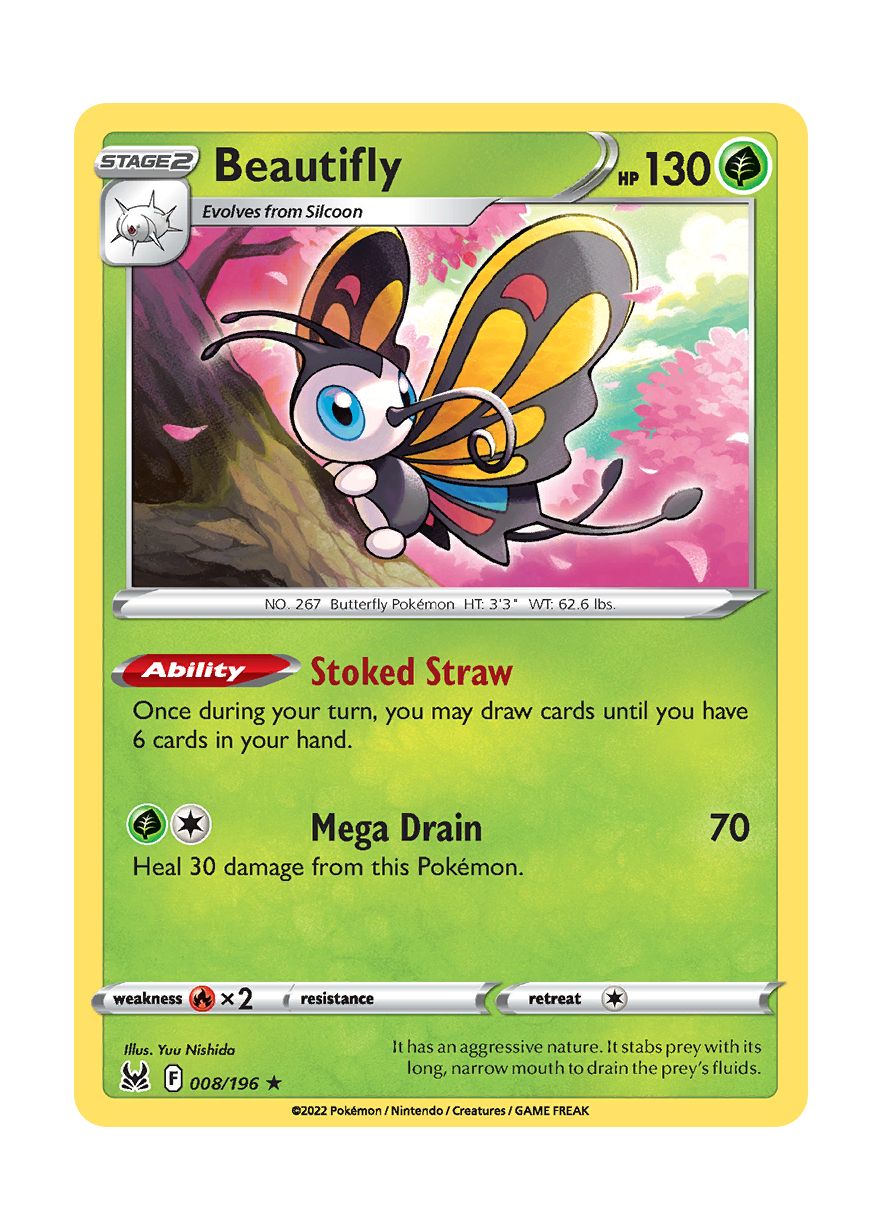 Beautifly (008/196) - Lost Origin