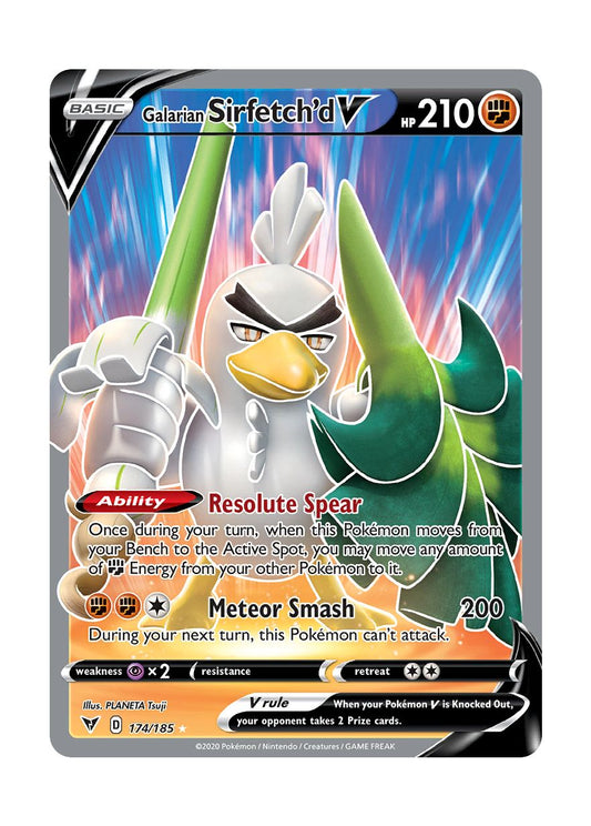 Galarian Sirfetch'd V (174/185) - Vivid Voltage