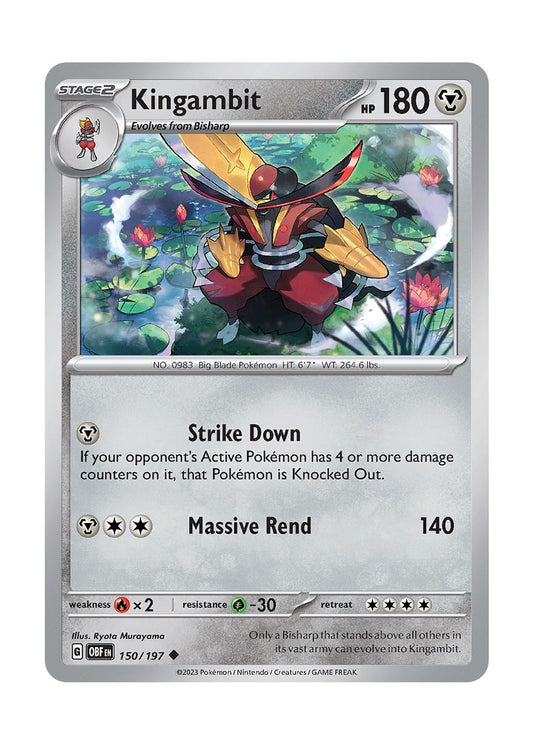 Kingambit (150/197) - Obsidian Flames